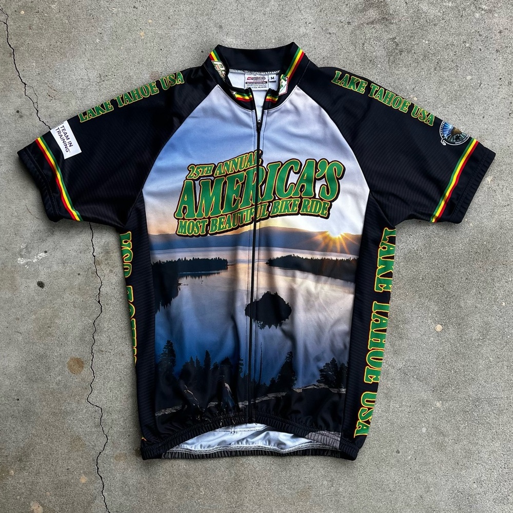 (‼️ SOLD ‼️) *VINTAGE & RARE* LAKE TAHOE Cycling Jersey